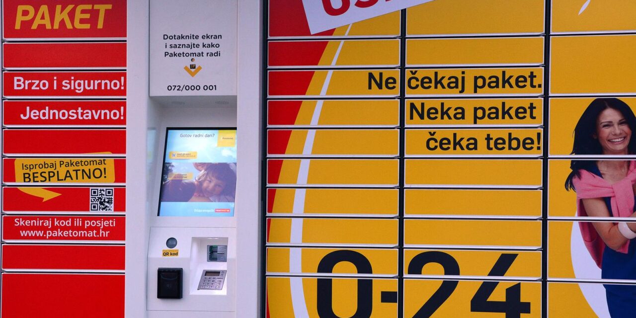 Tiskov automatizirani kiosk za slanje i primanje paketa