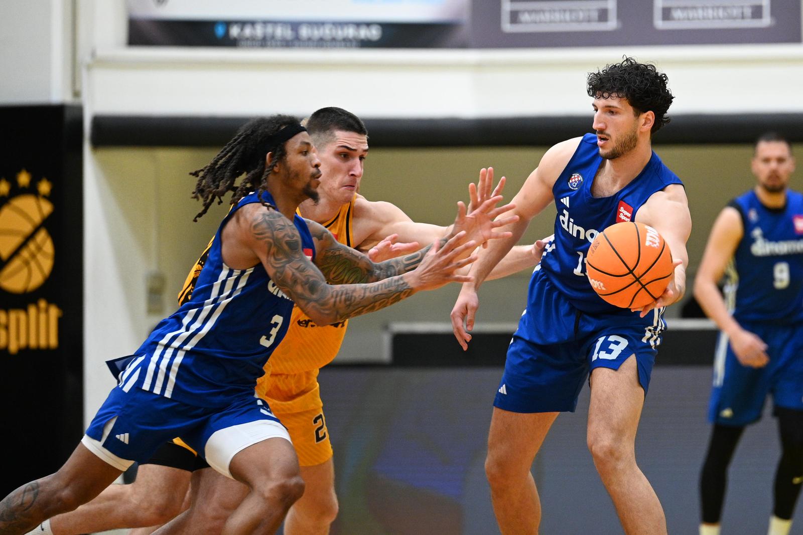 Split: Susret 22. kola prvenstva Hrvatske između KK Split i KK Dinamo
