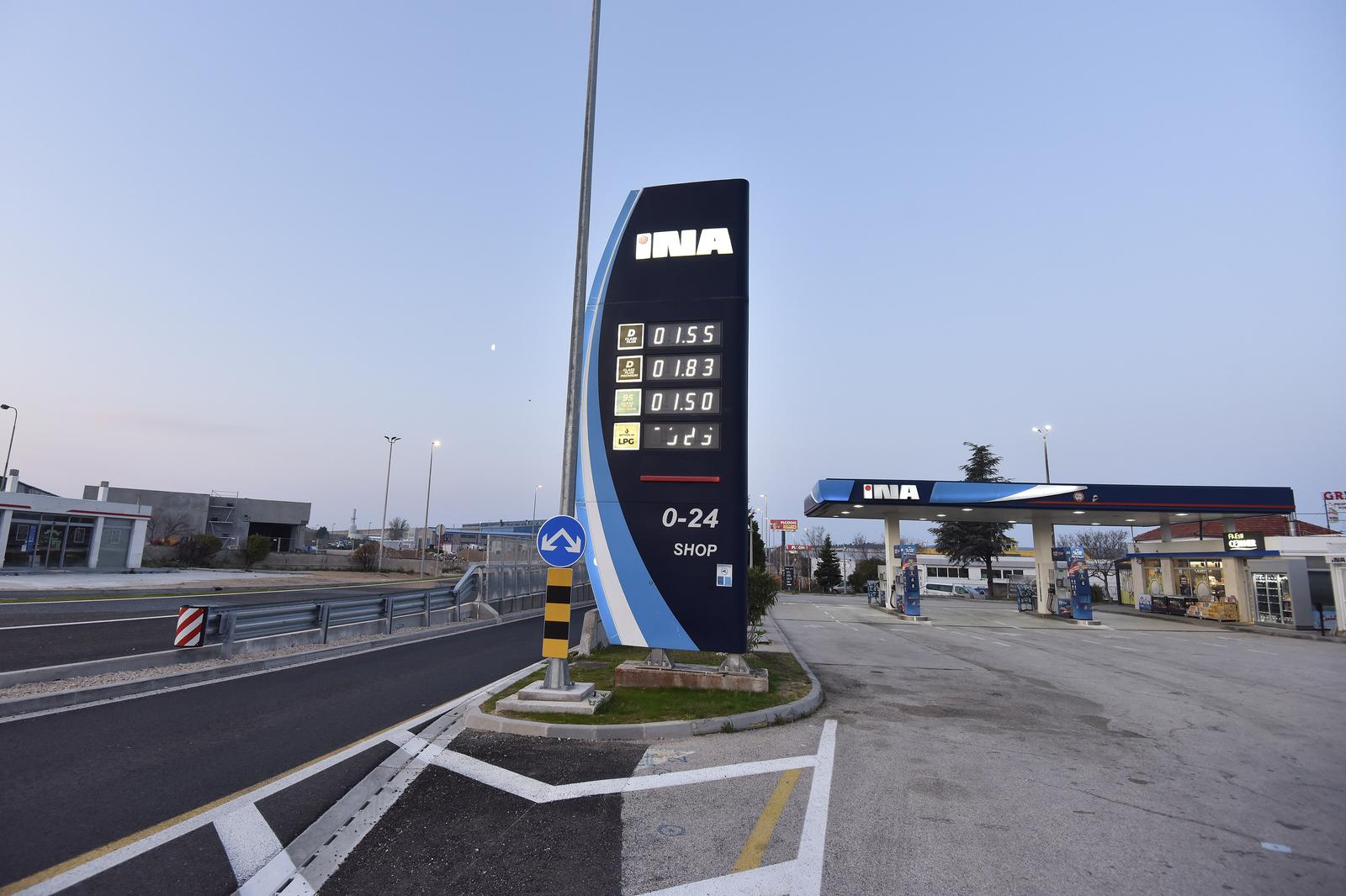 Šibenik: Nove cijene goriva na benzinskim postajama