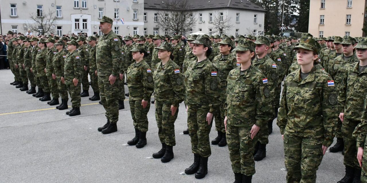Požega: Svečana prisega ročnika na temeljnom vojnom osposobljavanju