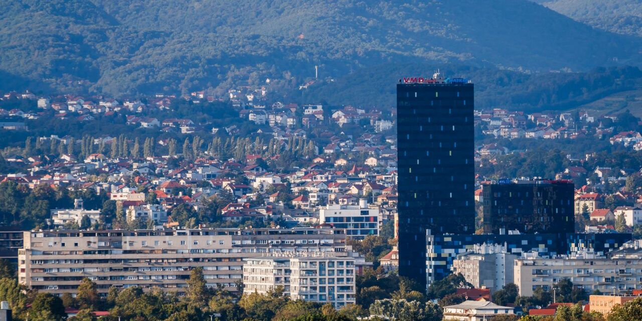 Poslijepodnevna panorama Novog Zagreba