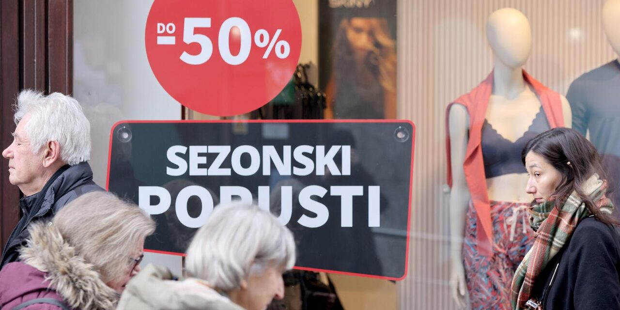 Zagreb: Sezonska sniženja i dalje traju