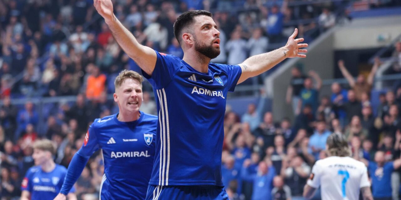 Susret Futsal Dinama i Rijeke u prvoj utakmici finala Hrvatskog malonogometnog kupa