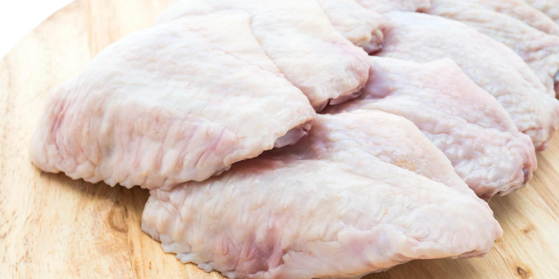 Raw fresh chicken wing