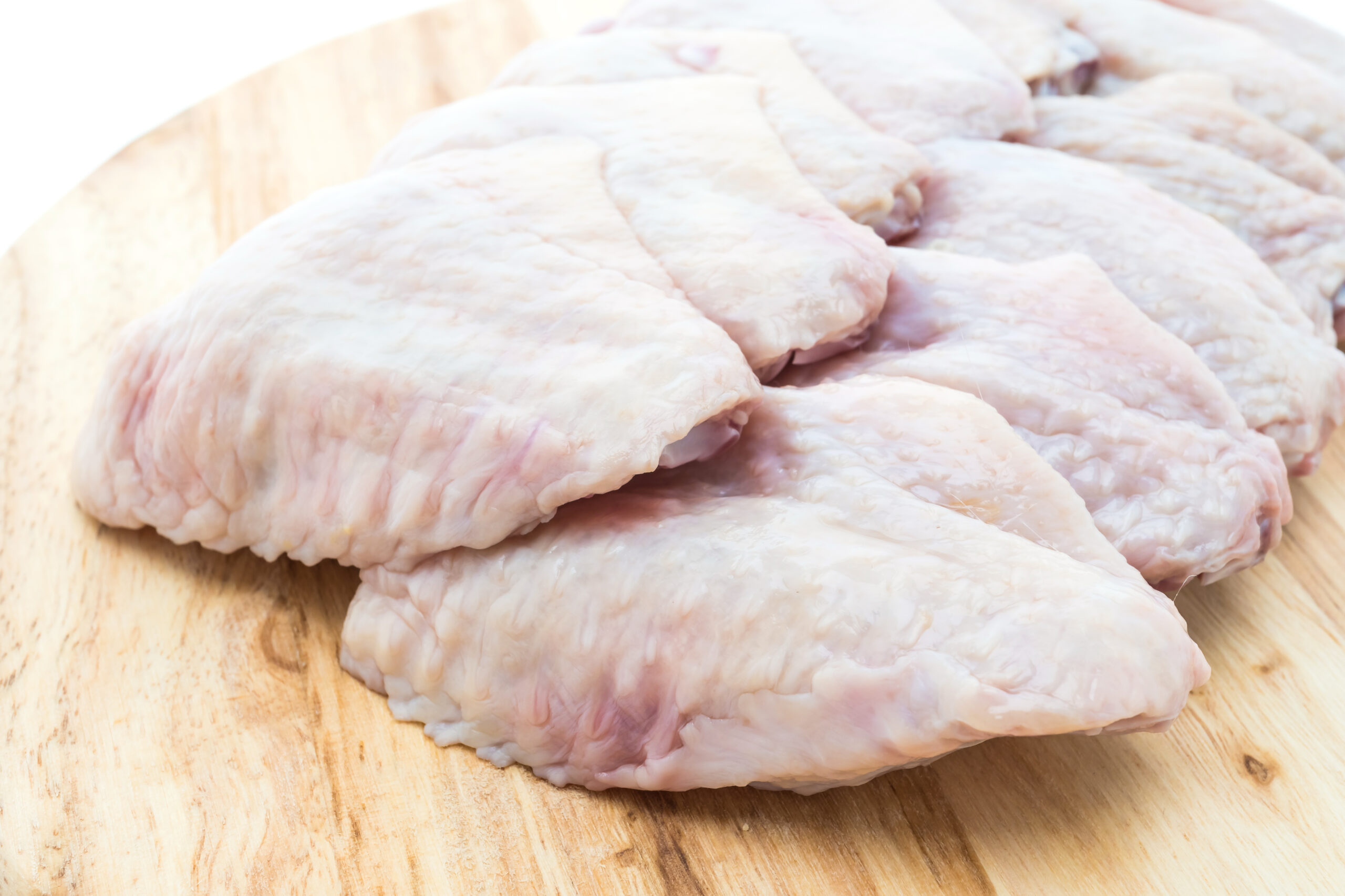 Raw fresh chicken wing