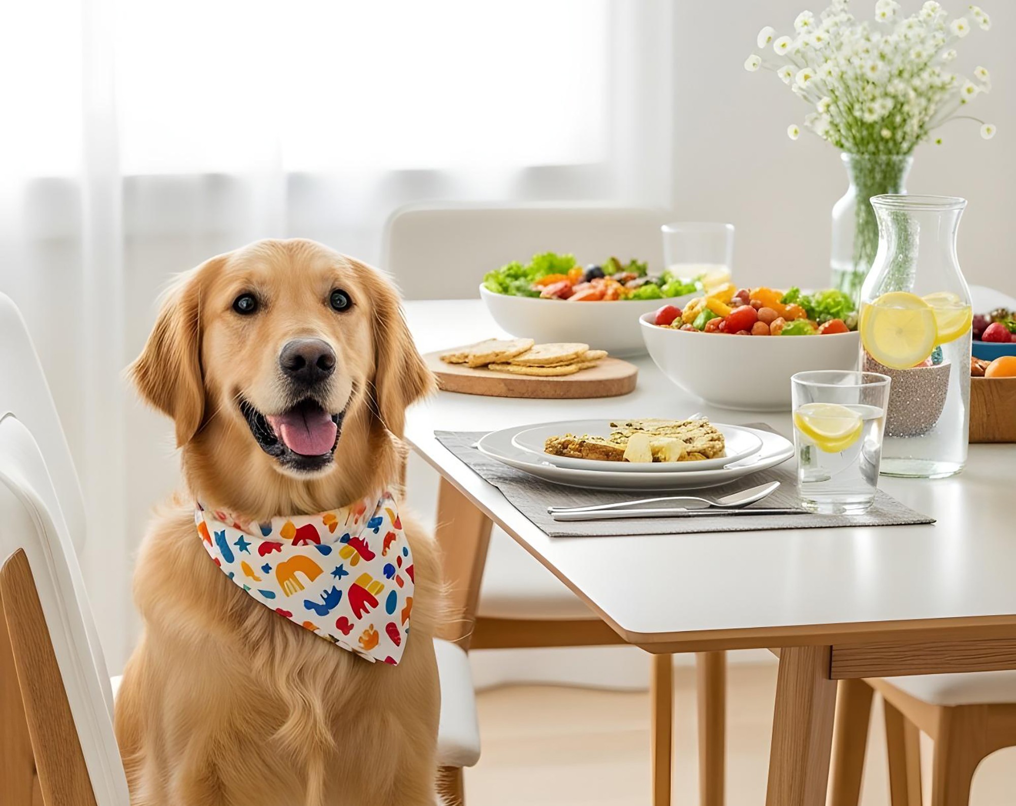 dog-dinner-table