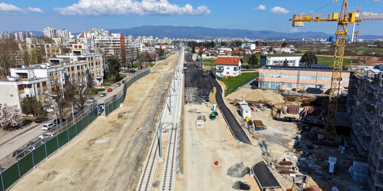 Zagreb: Izgradnje nove tramvajske pruge na Sarajevskoj ulici