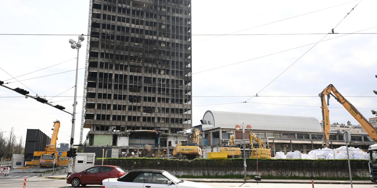 Zagreb: Vjesnikov neboder bez radnika