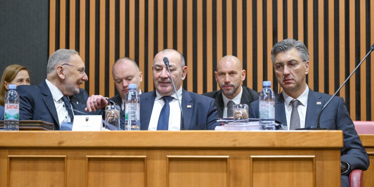 Zagreb: 10. sjednica Hrvatskog sabora započela je aktualnim prijepodnevom