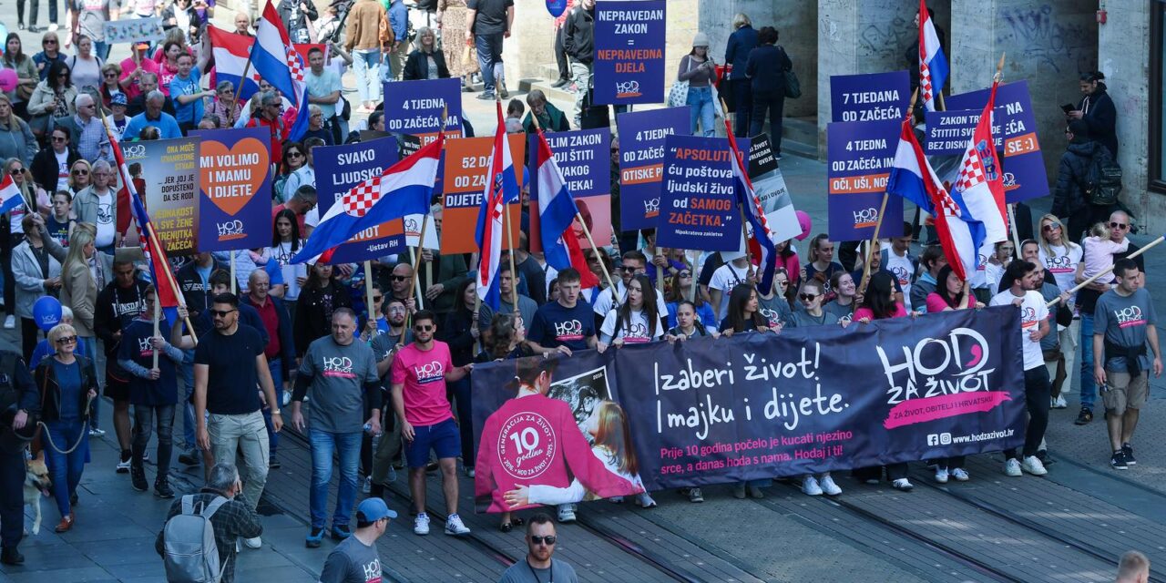 U Zagrebu održan Hod za život