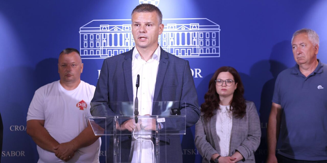 Zagreb: Konferencija za medije SDP-a o štajku u Fortenovi
