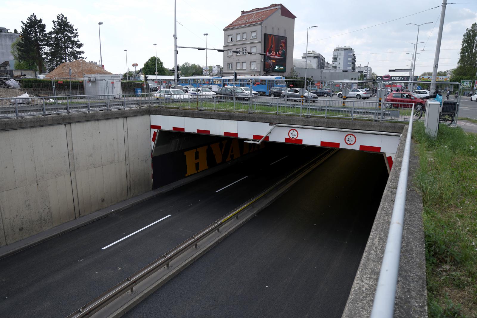 Zagreb: Završni radovi na podvožnjaku kod Vjesnika