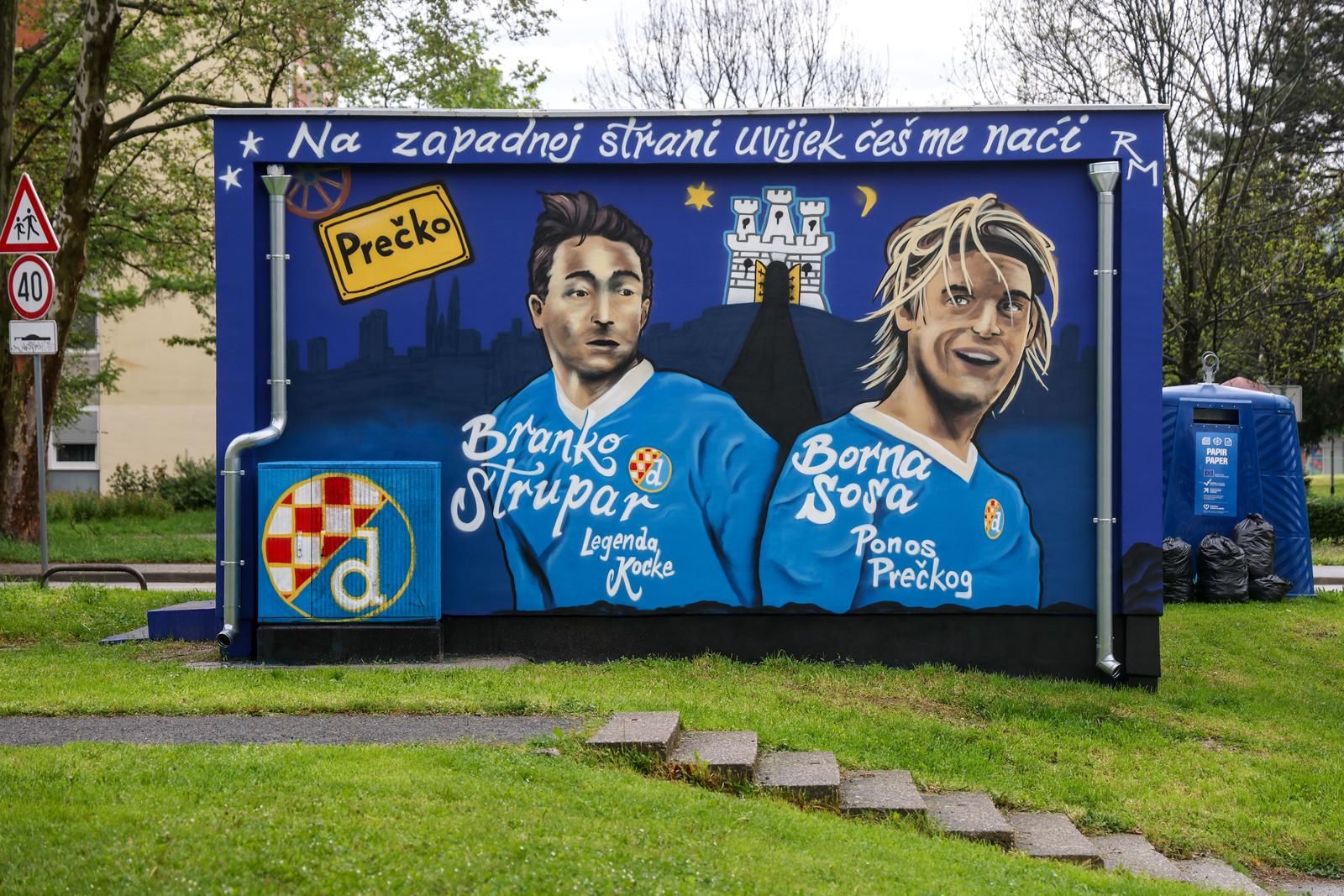 Zagreb: Novi mural u Prečkom posvećen Branku Struparu i Borni Sosi
