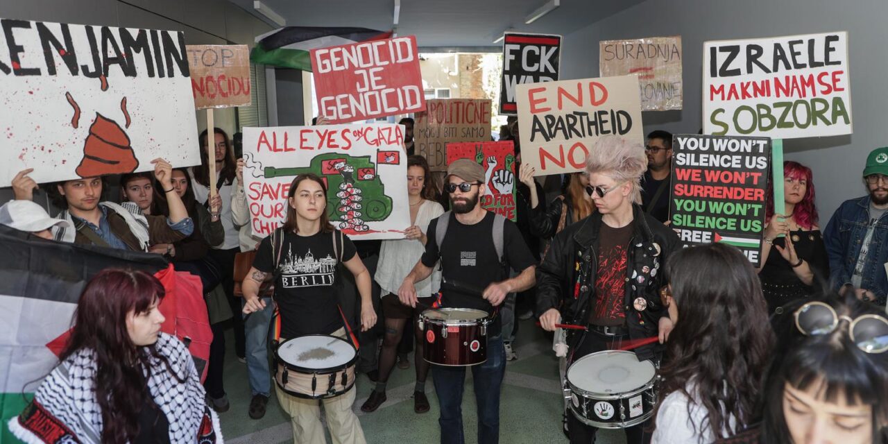 Zagreb: Prosvjed studenata zbog posjeta Idda Netanyahua