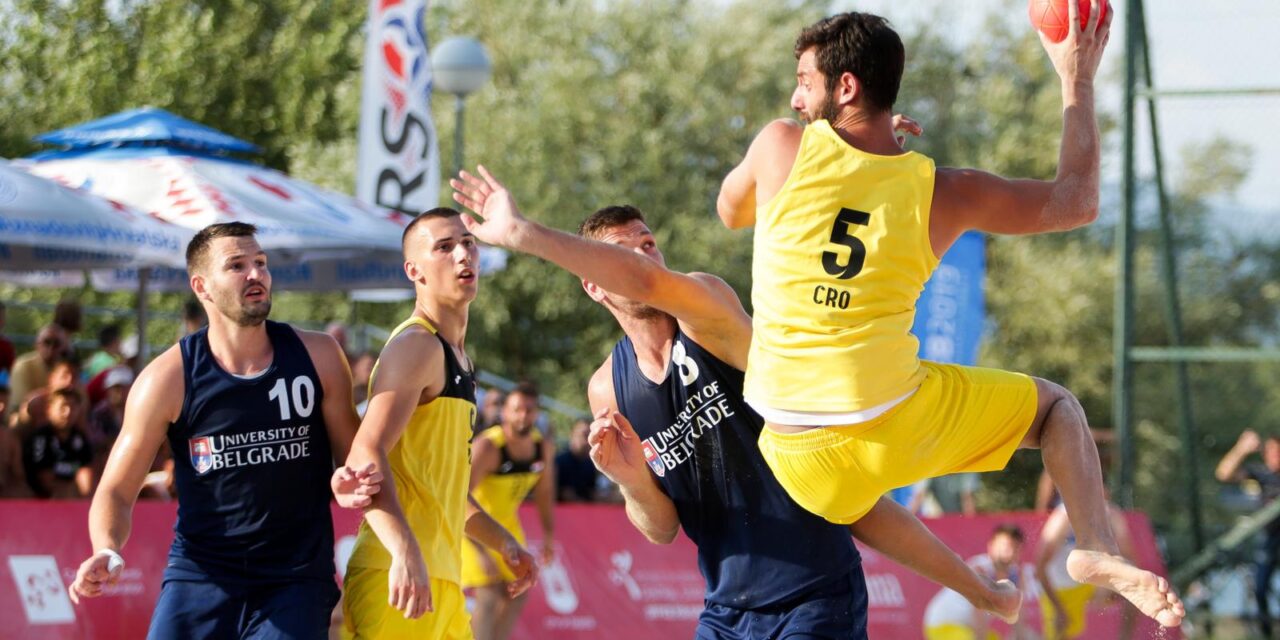 Zagreb: Žensko i muško finale Europskog svečilišnog natjecanja u rukometu na pijesku