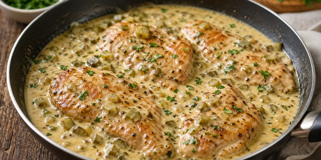 pileći file u kremastom umaku