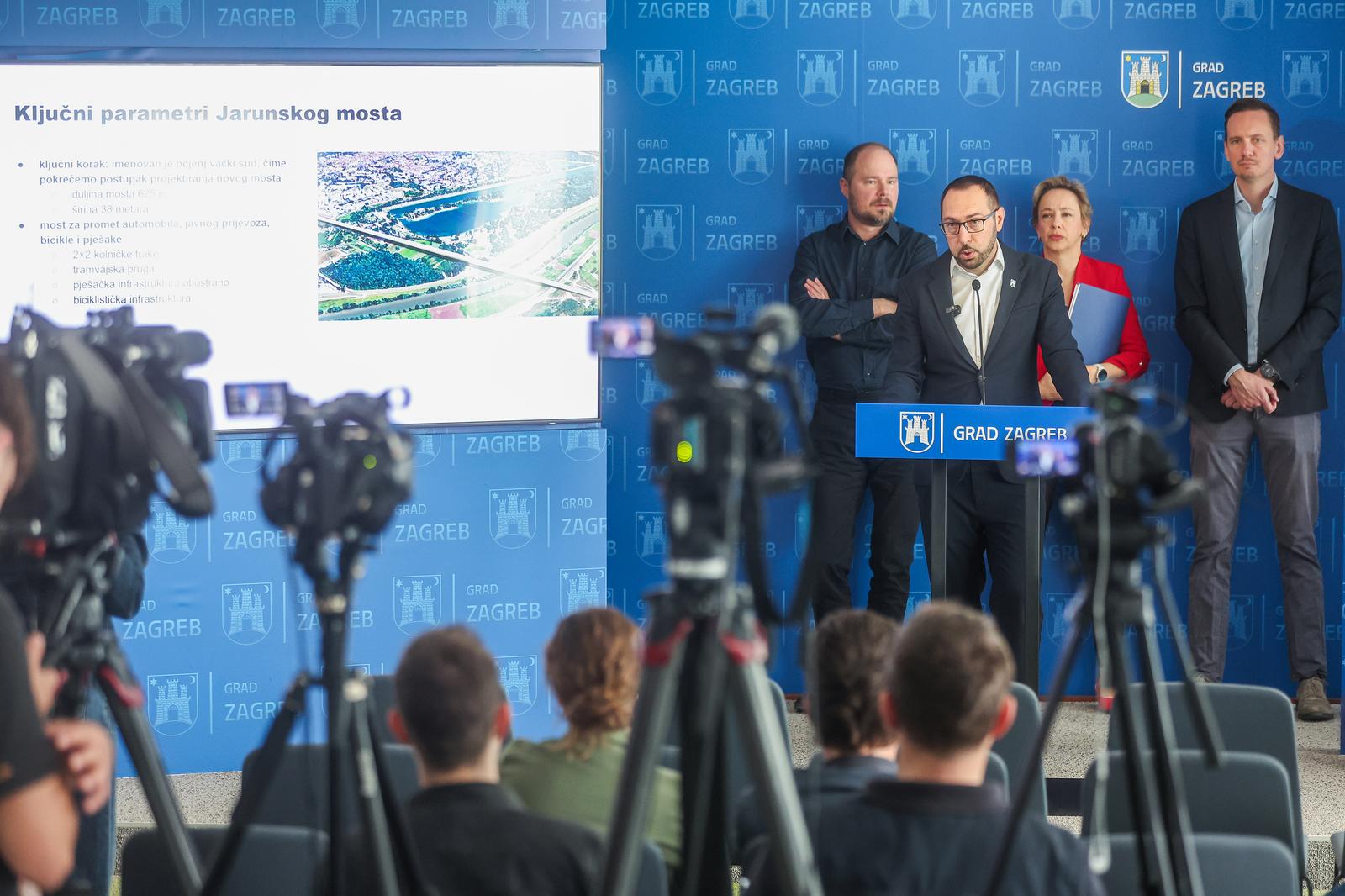 Zagreb: Gradonacelnik Toma�evi´c o izgradnji Jarunskog mosta