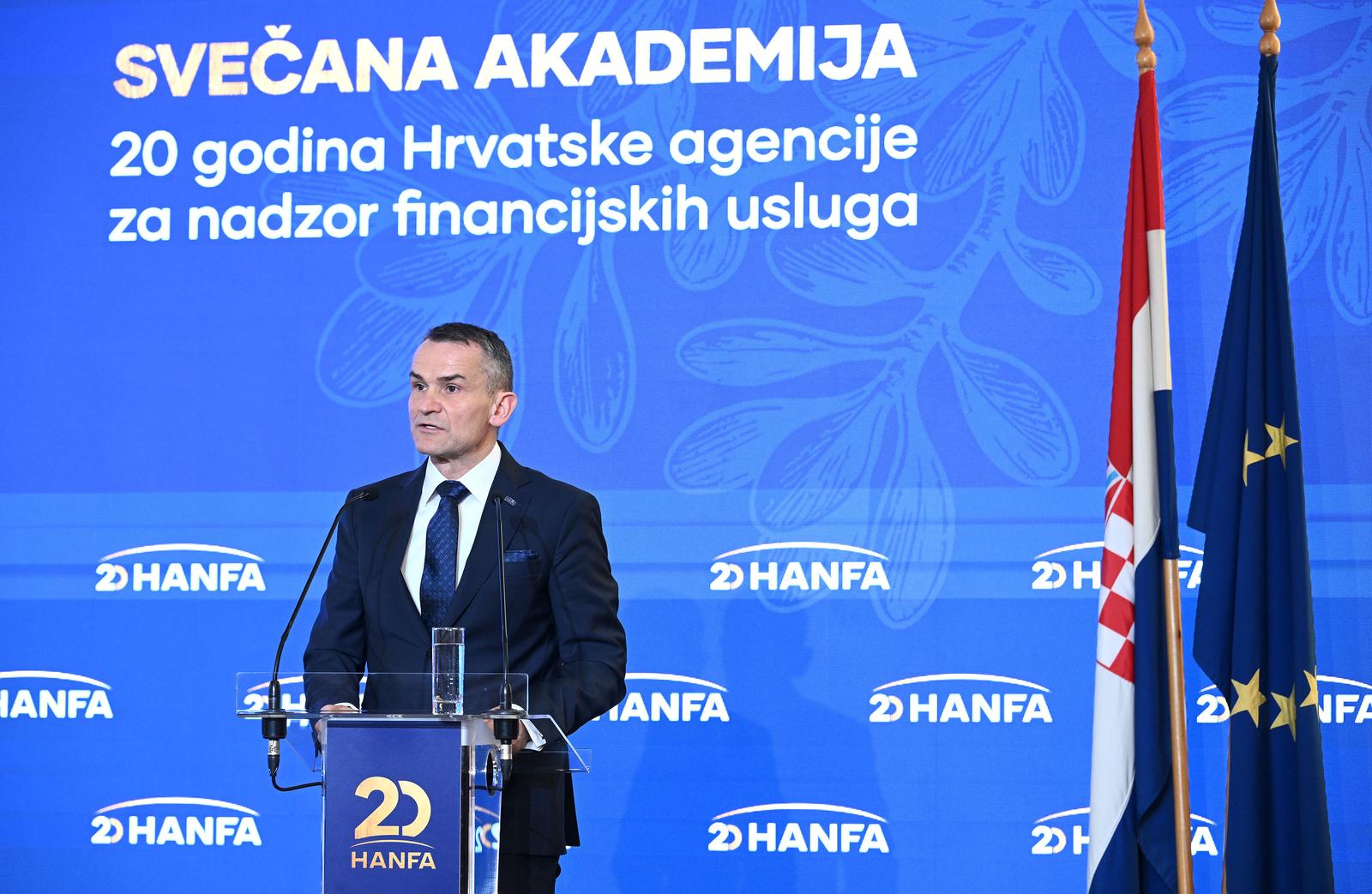 Zagreb: 20. obljetnica osnutka Hrvatske agencije za nadzor financijskih usluga