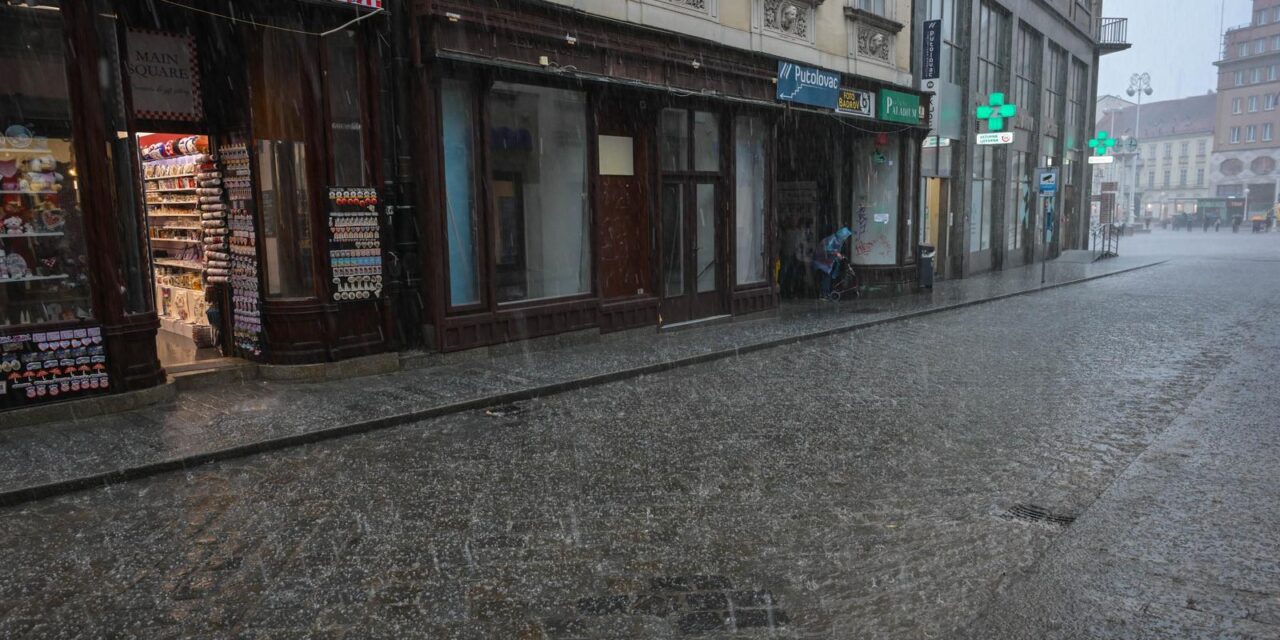 Nevrijeme pogodilo Zagreb