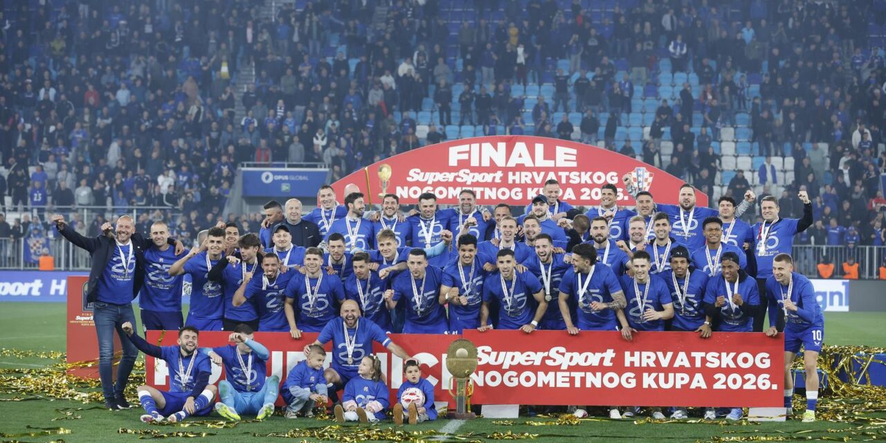 Nogometaši Dinama pobjednici su SuperSport Hrvatskog nogometnog kupa