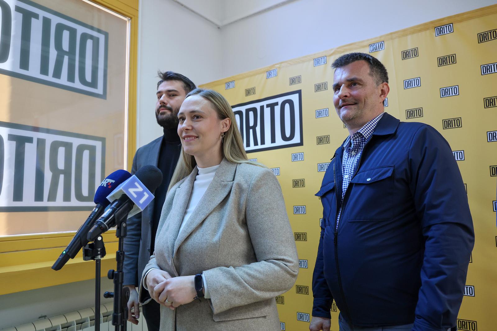 Zagreb: Konferencija za medije stranke “Drito”