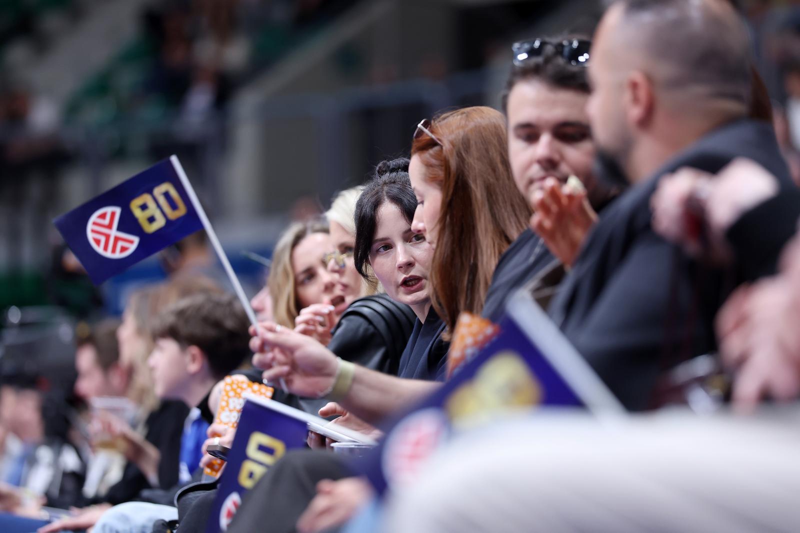Zagreb: Utakmica 31. kola prvenstva Hrvatske za košarkaše, KK Cibona – KK Zadar