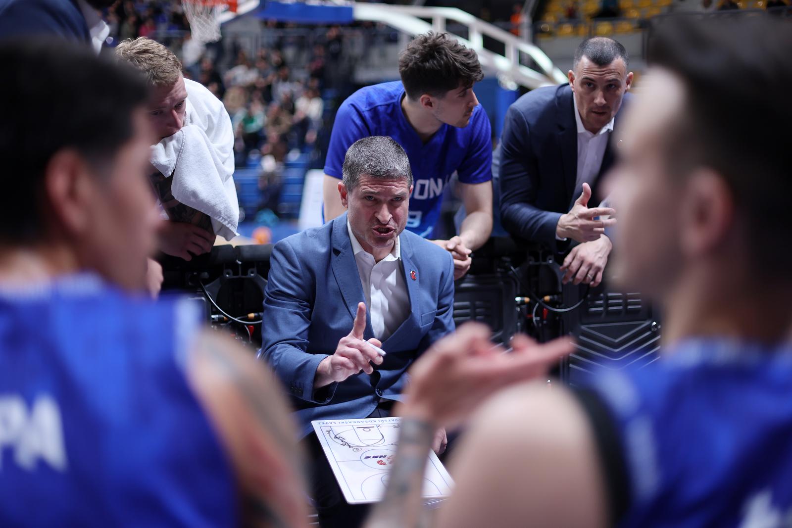 Zagreb: Utakmica 31. kola prvenstva Hrvatske za košarkaše, KK Cibona – KK Zadar