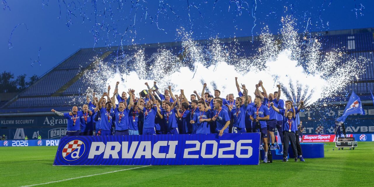 Zagreb: GNK Dinamo osvojio Prvenstvo 2026.
