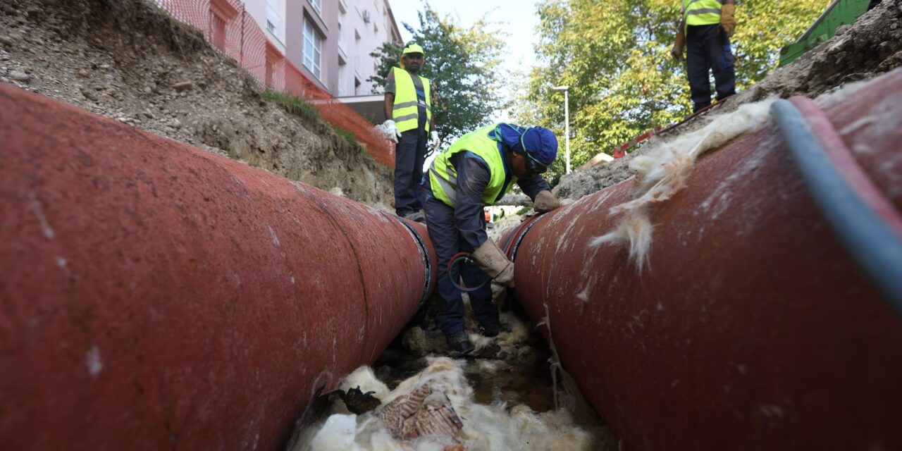 Zagreb: Radovi na revitalizaciji magistralnog vrelovoda u Hanamanovoj ulici