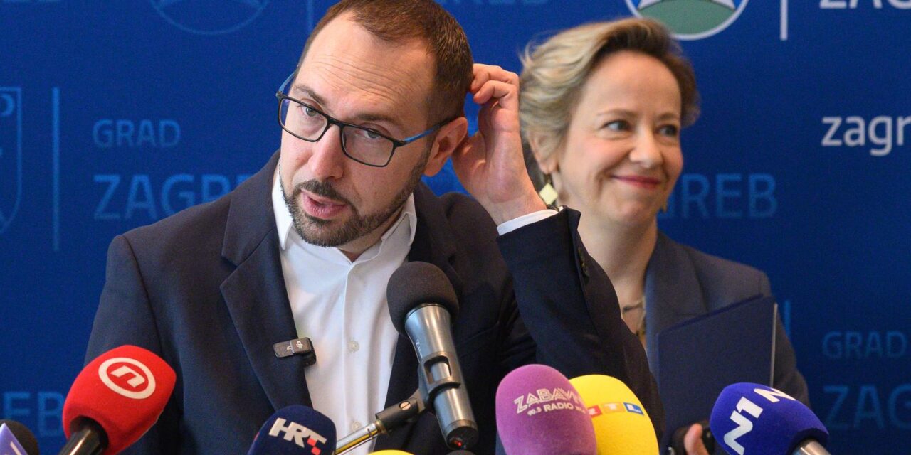 Zagreb: Tomislav Tomašević održao konferenciju za medije