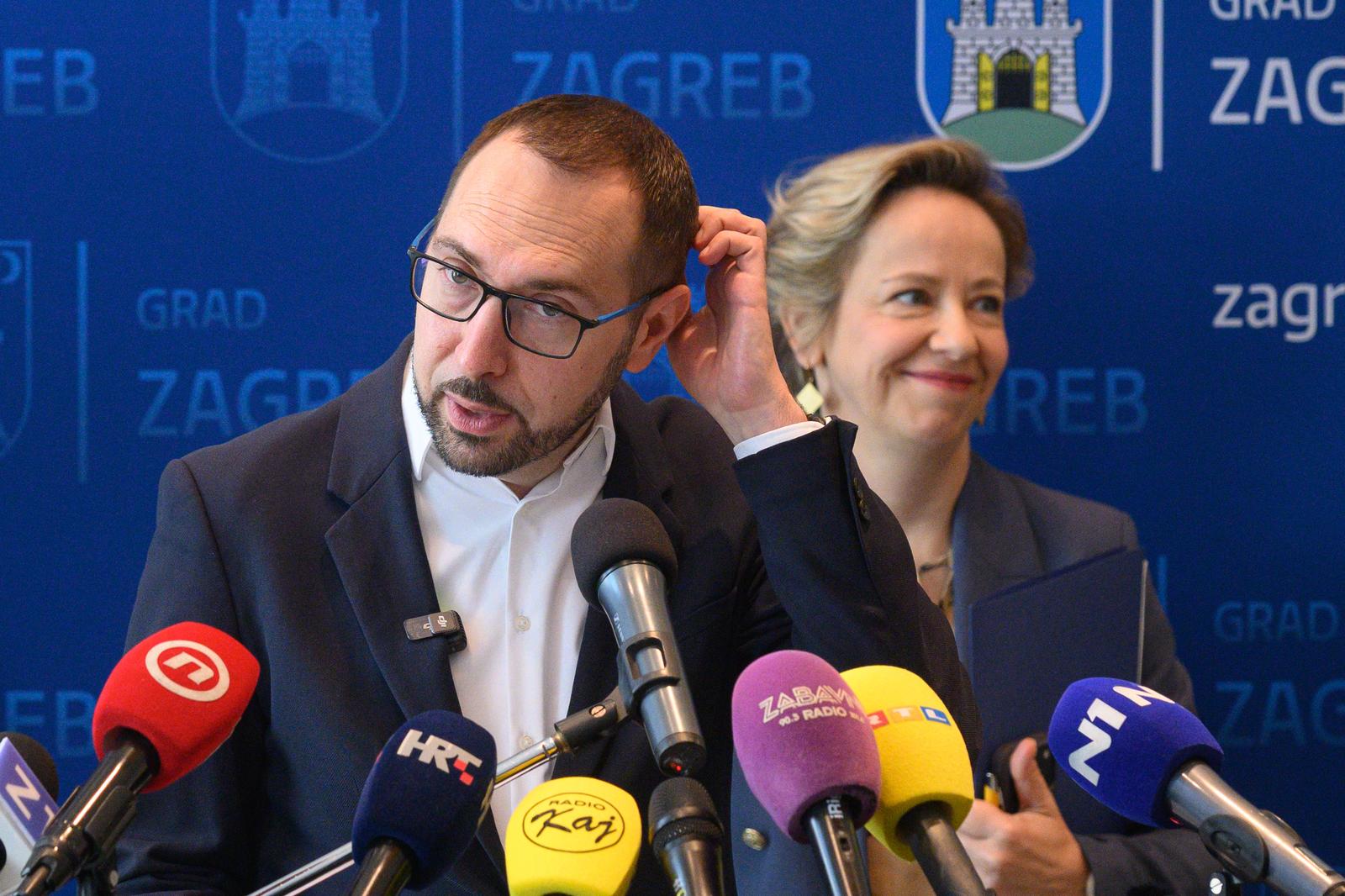 Zagreb: Tomislav Tomašević održao konferenciju za medije