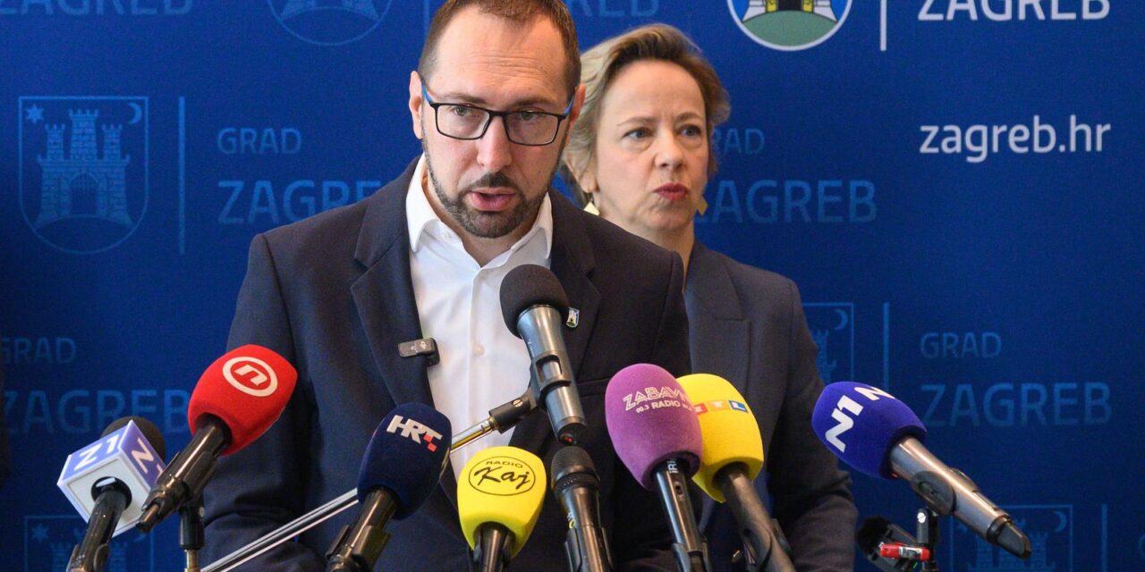 Zagreb: Tomislav Tomašević održao konferenciju za medije