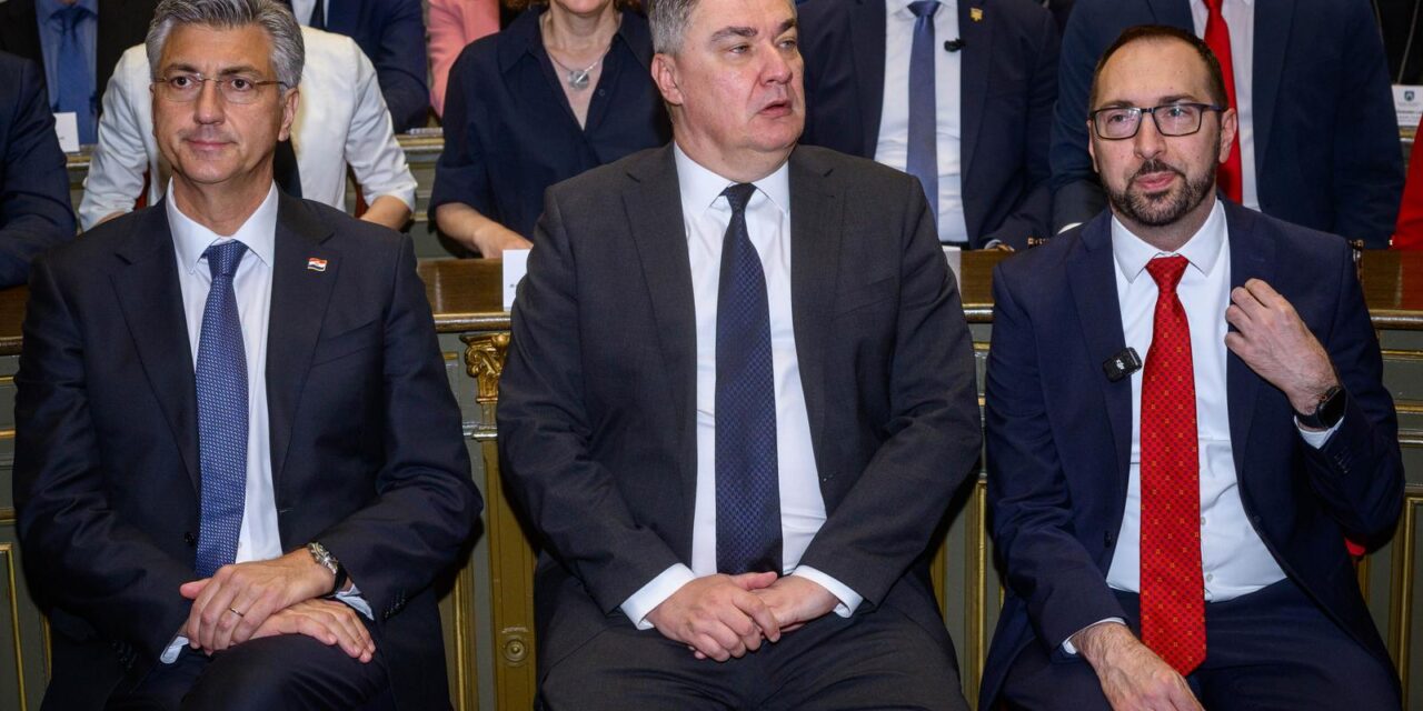 Milanović i Plenković zajedno na dodjeli priznanja povodom Dana grada Zagreba