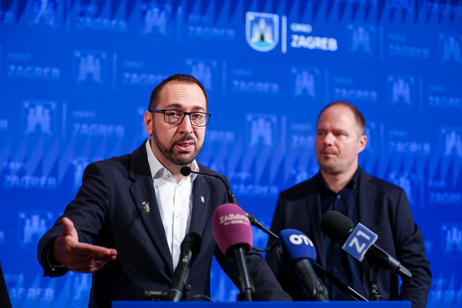 Zagreb: Tomislav Tomašević održao konferenciju za medije