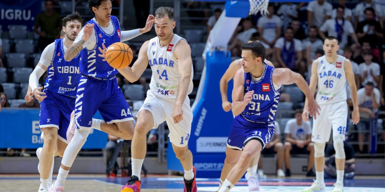Zadar: Zadar i Cibona odigrali drugu utakmicu finala doigravanja SuperSport Premijer lige