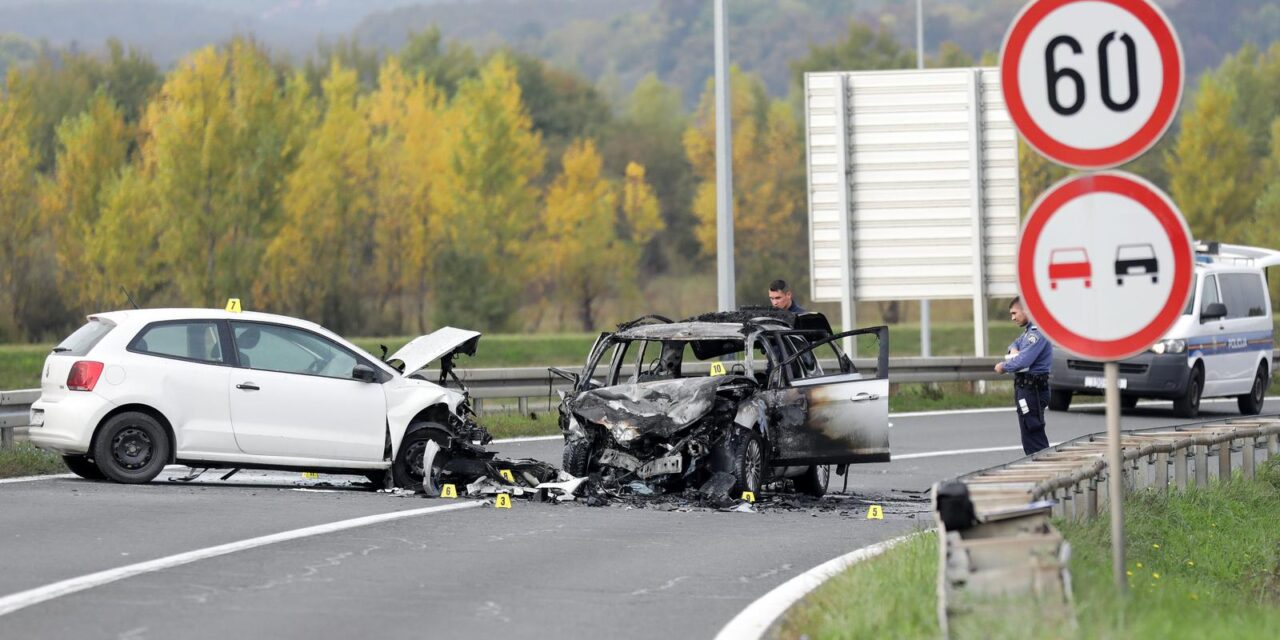 Zagreb: U prometnoj nesreći izgorio jedan automobil