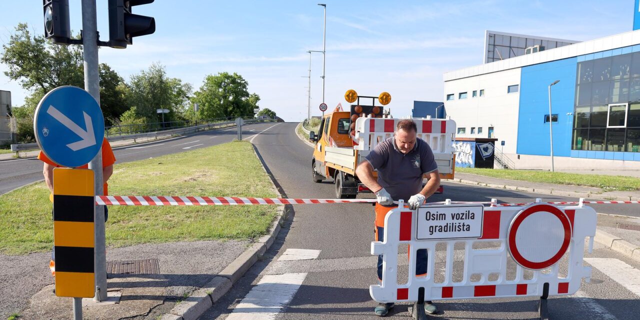 Zagreb: Zatvoren nadvožnjak u Sesvetama, radovi i gužve trajati će dva i pol mjeseca