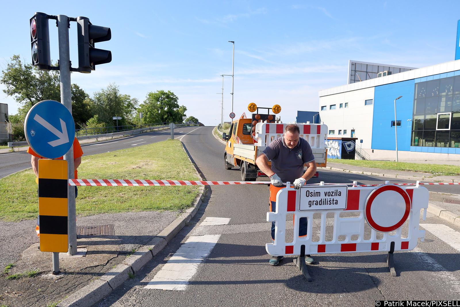 Zagreb: Zatvoren nadvožnjak u Sesvetama, radovi i gužve trajati će dva i pol mjeseca