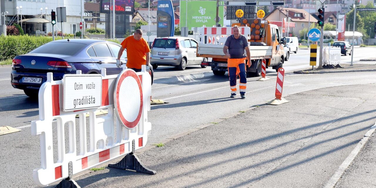 Zagreb: Zatvoren nadvožnjak u Sesvetama, radovi i gužve trajati će dva i pol mjeseca