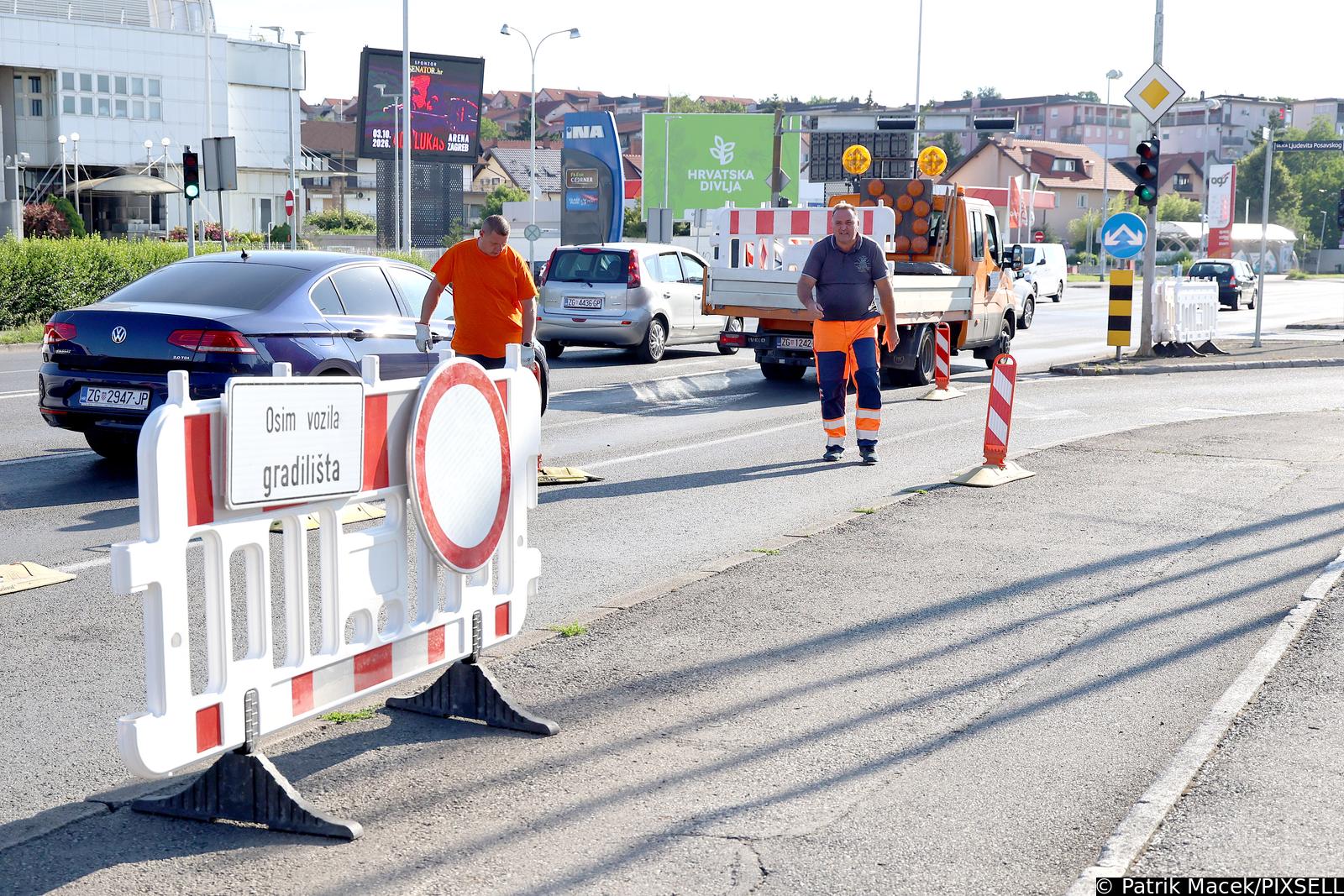 Zagreb: Zatvoren nadvožnjak u Sesvetama, radovi i gužve trajati će dva i pol mjeseca