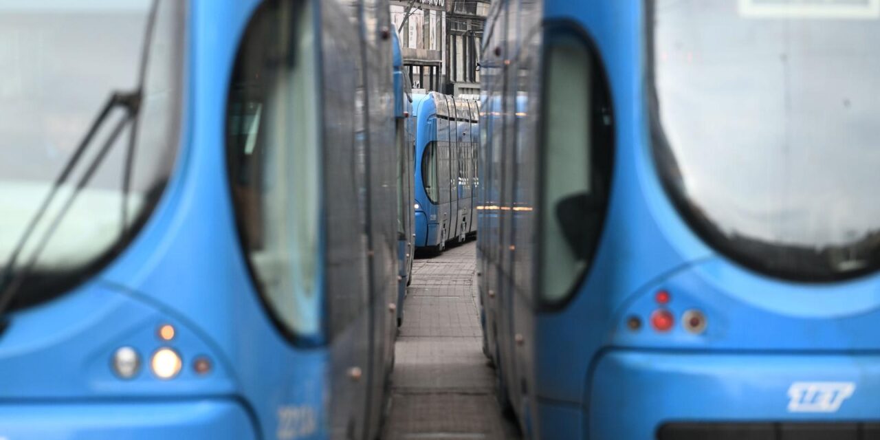 Zagreb: Zastoj tramvaja na Ilici