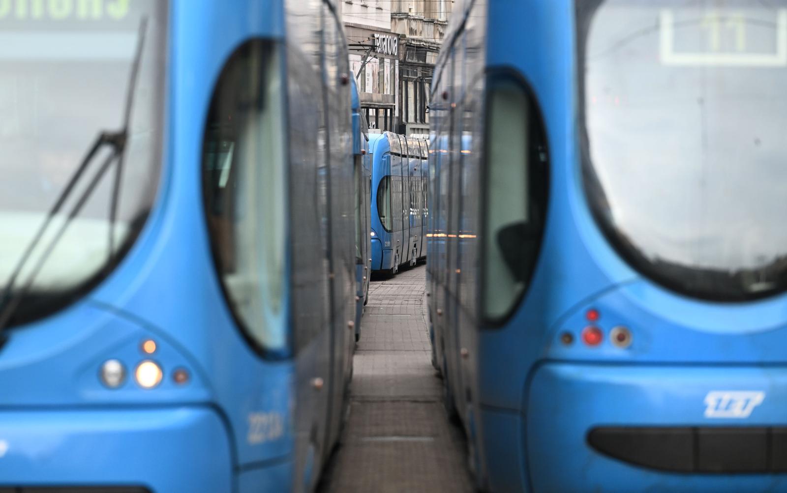 Zagreb: Zastoj tramvaja na Ilici