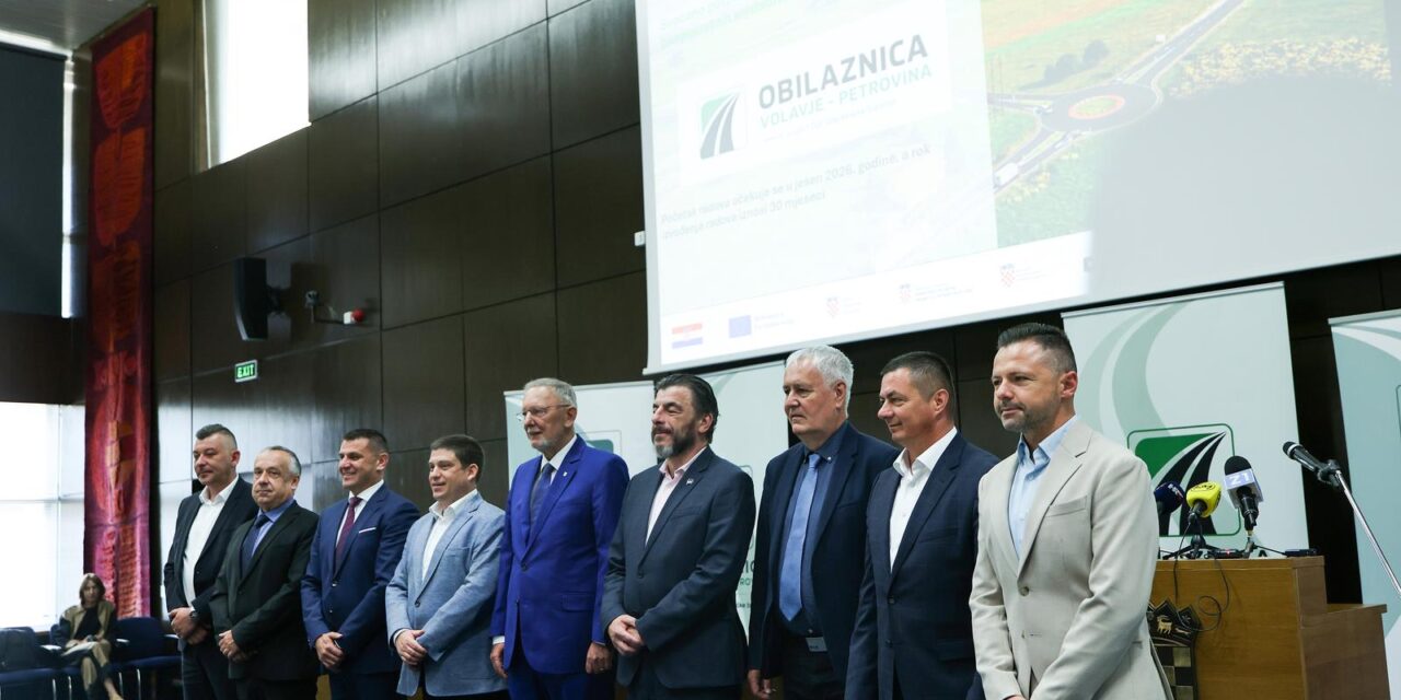 Zagreb: Dodjeljena sredstva za projekt “Izgradnja obilaznice Volavje – Petrovina”