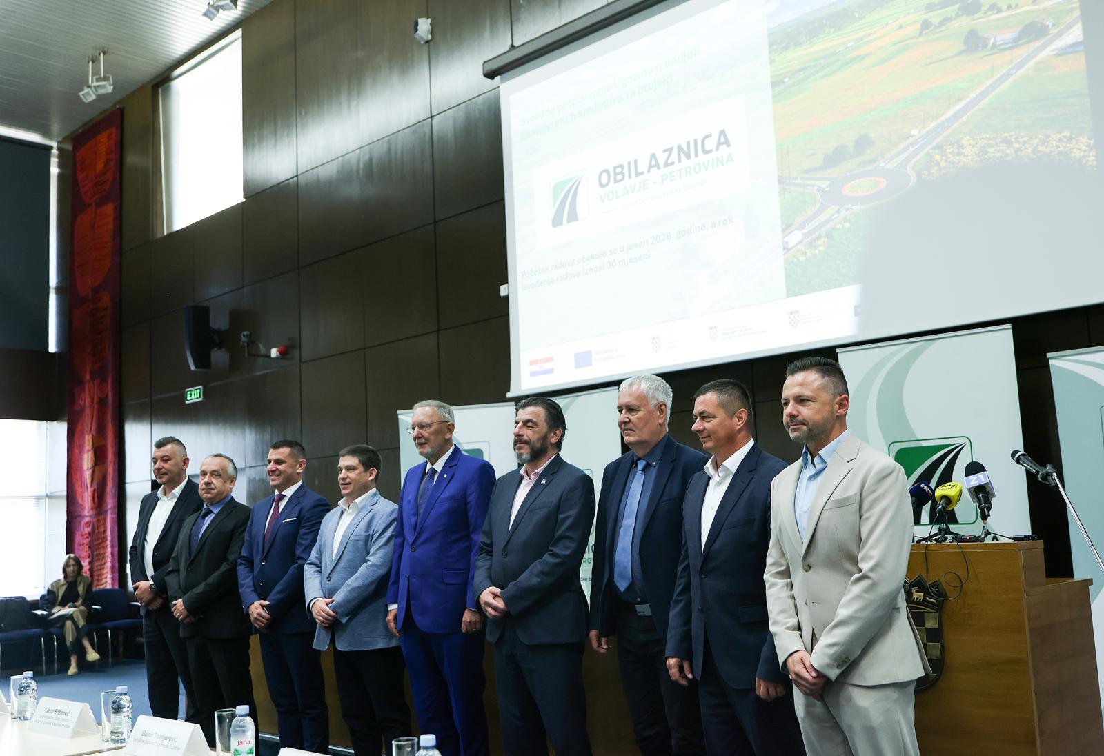 Zagreb: Dodjeljena sredstva za projekt “Izgradnja obilaznice Volavje – Petrovina”