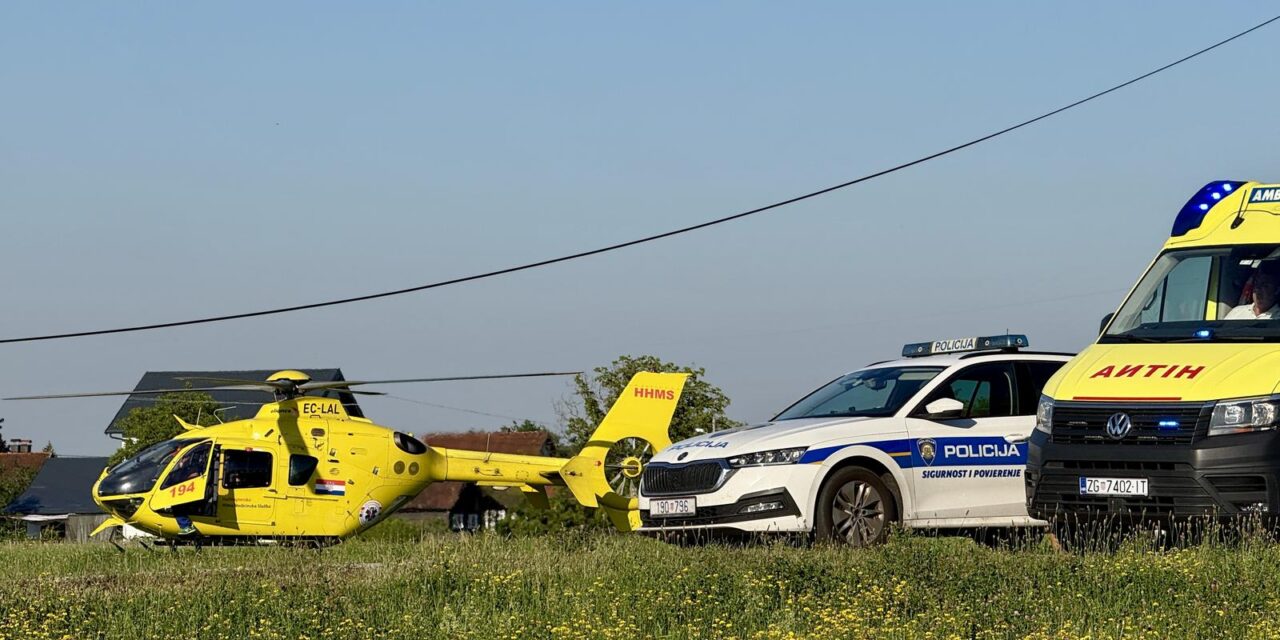 Dragonožec: U izlijetanju sa ceste jedna osoba ozlijeđena, dignut helikopoter