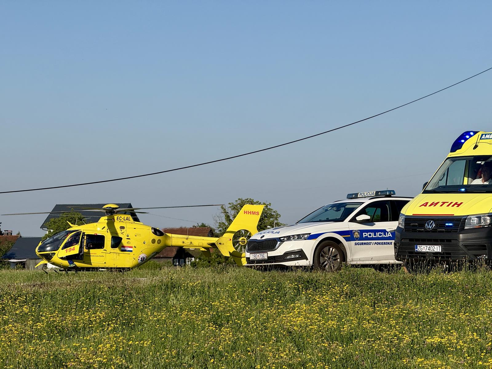 Dragonožec: U izlijetanju sa ceste jedna osoba ozlijeđena, dignut helikopoter