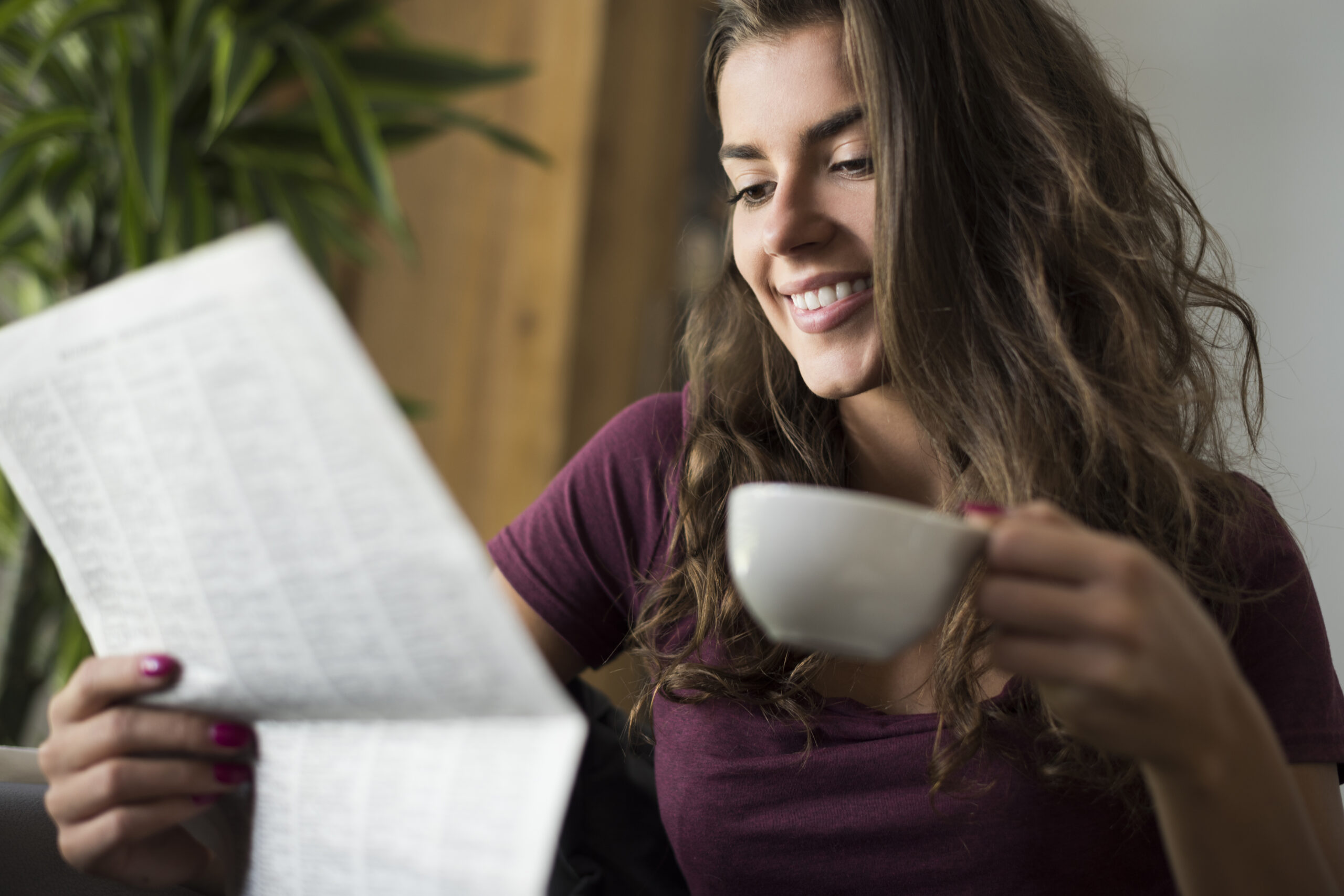Freshly grounded coffe and some news