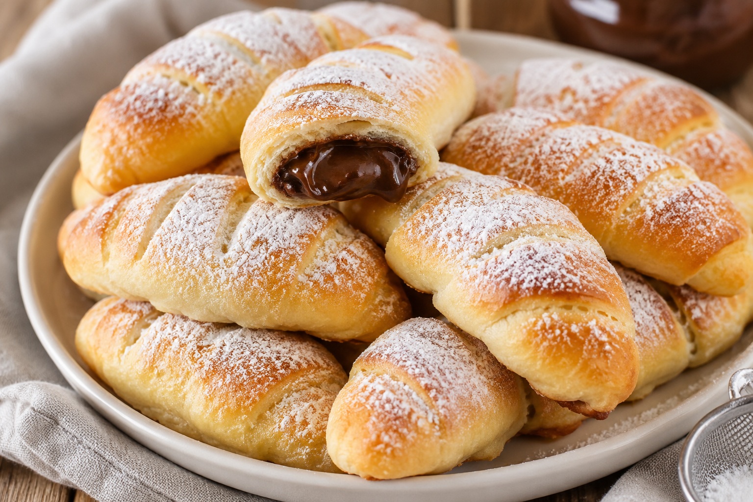 kiflice s nutellom