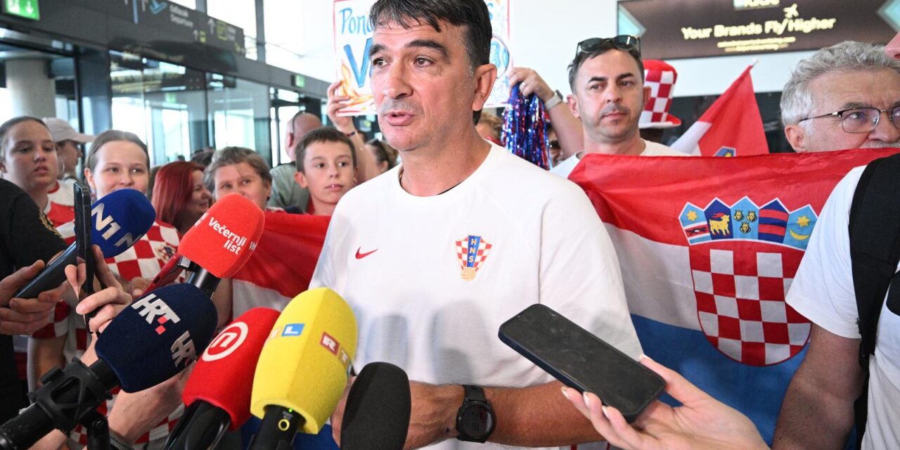 Velika Gorica: Doček hrvatske nogometne reprezentacije