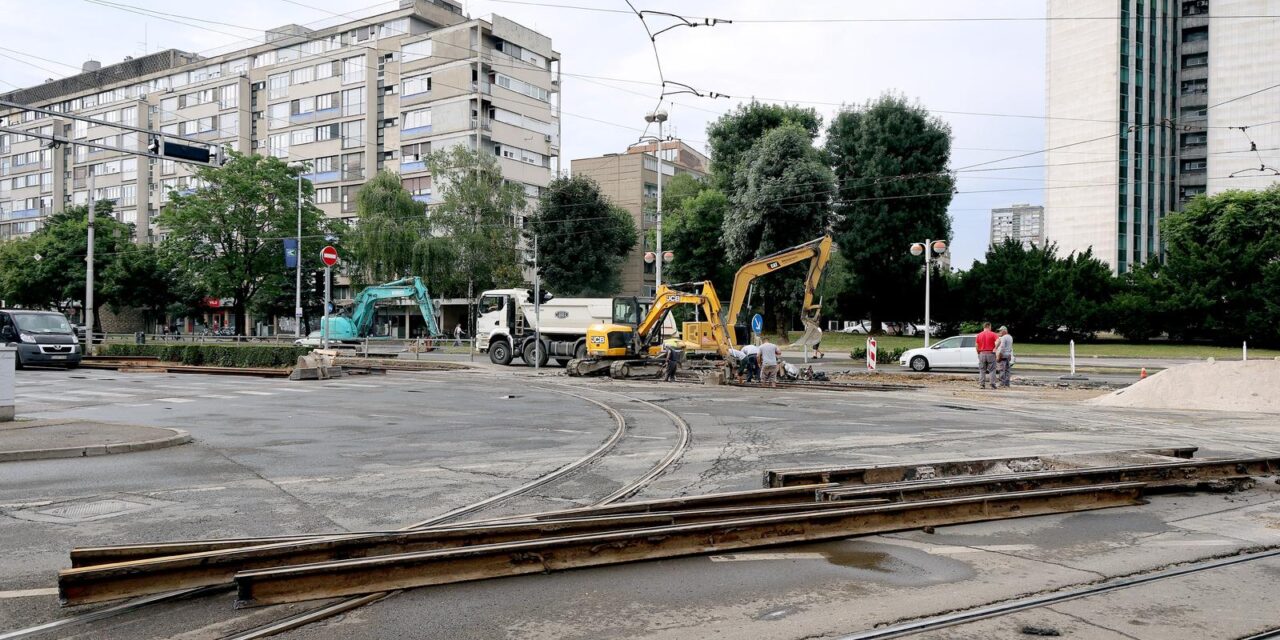 Zagreb: Zbog radova na križanju Savske i Vukovarske velika gužva, kritično na Vukovarskoj u smijeru zapada